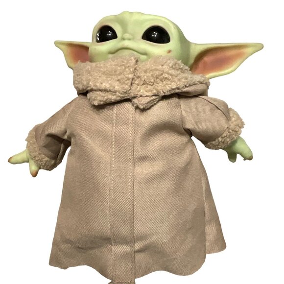 Star Wars Mandalorian Grogu The Child Plush Toy 11" by Mattel - Picture 1 of 5